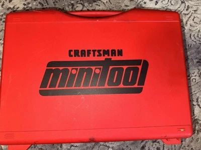 Craftsman MiniTool 12v Complete Kit NEW Made In Germany RARE!! - Image 1 of 4
