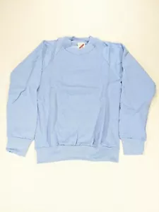 Sudadera vintage años 80 Jerzees niños azul claro cuello redondo talla mediana - Imagen 1 de 4