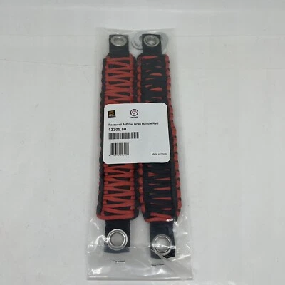 Mango de agarre Rugged Ridge 13305.80 Paracord pilar A para Wrangler (JK) 07-18 rojo Foto 1 de 4