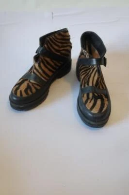 Женские сапоги Walter Steiger черные верблюжья кожа пони волосы зебра 39,5 США/9,5 - Изображение 1 из 4