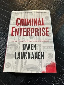 Owen Laukkanen Criminal Enterprise 1st ed HC SIGNED w/DJ - Imagen 1 de 1