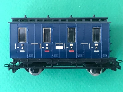 Egger Bahn PV43 P/43 009 4 Wheel Clerestory Coach in Blue - Изображение 1 из 4