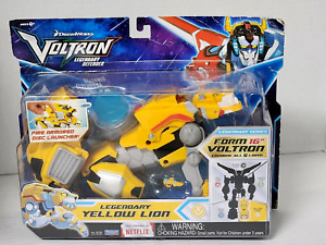 Voltron Legendary Defender Series Yellow Lion: Forms 16" Voltron Action Figure.