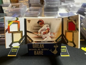 2021 Topps Triple Threads Windows into Greatness Mike Trout Book Card /10 Angels - Picture 1 of 15