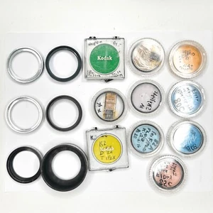 Vintage Kodak & Tiffen Drop In Filters with 39mm holder - Picture 1 of 1