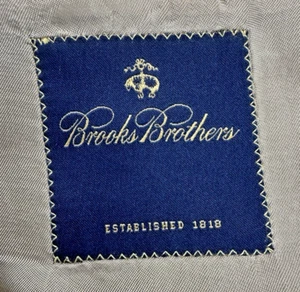 Brooks Brothers Herren Hahnentritt 100% Wolle Blazer - Made in Italy | Größe 48 LG - Bild 1 von 18