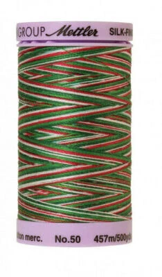 Silk Finish Cotton Multi Polyester Thread 50wt 500yds Seasons Greetings - Image 1 of 3