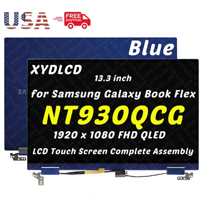 13.3in for Samsung NT930QCG-K58SA NT930QCG-K716A LCD Touch Screen Assembly Blue - Image 1 of 4