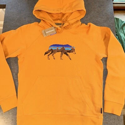 Sudadera con Capucha Patagonia Wmn’s Back For Good Algodón Orgánico WOLF Talla XS Yellowstone Nueva con Etiquetas Foto 1 de 4