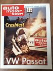 Prospekt / Brochure Volkswagen Passat Crashtest AMS von 1997