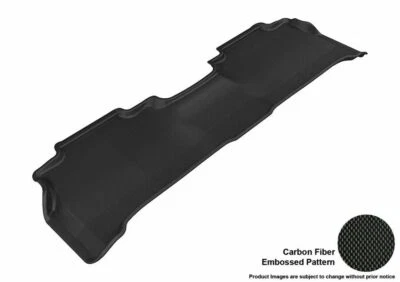 Forro de piso 3D MAXpider negro segunda fila 1 pieza para Toyota Land Cruiser Foto 1 de 4