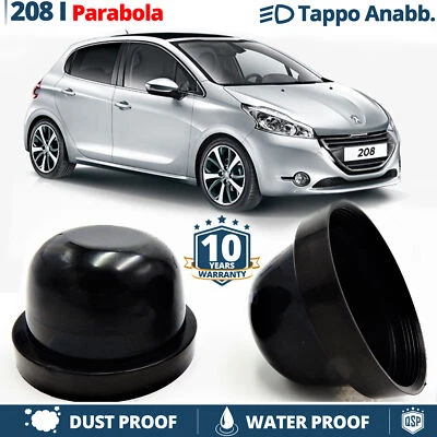 QSPC 1 TAPPO Fari per PEUGEOT 208 ANABB Parabola Coperchio ANTIPOLVERE Kit LED Xenon