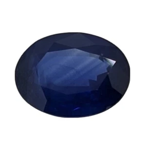 GIA CERTIFIED 2.02ct, Bleu Sapphire, Oval Brilliant Cut, Thailand - Picture 1 of 23