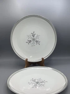 Juego de 2 platos de cena Noritake China Lucille patrón 10,5" #5813 vintage - Imagen 1 de 7
