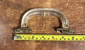 Vintage/Antique PAL Phonograph Record Player Lucite Handle Assembly Part Only - Picture 1 of 12