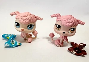 Littlest pet shop #48 & #402 Poodle Dogs - Picture 1 of 7