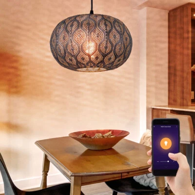 Pendelleuchte Hängeleuchte Esstischlampe Smart LED App orientalisch dimmbar RGB - Bild 1 von 4