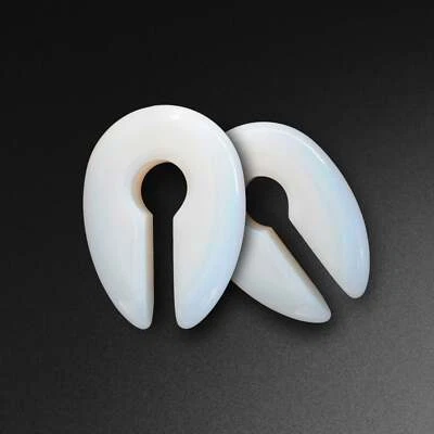 Opalit Schlüsselloch Stein Ohr Gewichte Ohrläppchen Messgeräte Ohr Krankentragen - Bild 1 von 4