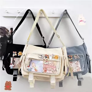 Wasserdichte Nylon Umhängetaschen Damen Schultertasche Handtasche Kuriertasche - Bild 1 von 15