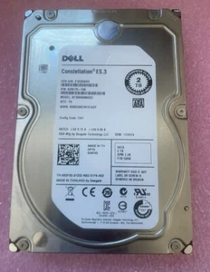Dell Constellation ES.3 2TB SATA III 64MB Cache ST2000NM0033 7200RPM 3.5" HDD - Picture 1 of 2