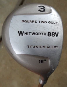 Square Two Ladies Whitworth 88V 3 Wood Titanium Alloy Oversize Graphite Shaft - Picture 1 of 13
