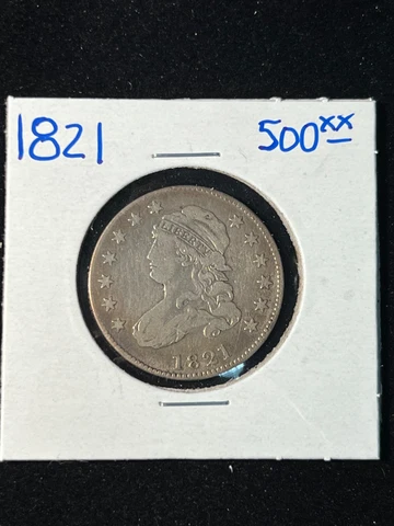1821 CAPPED BUST QUARTER DOLLAR Cover
