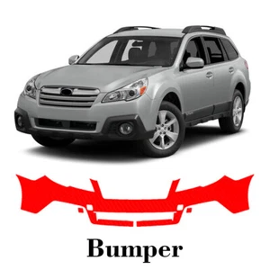 Front bumper PreCut PPF Paint Protection Film For Subaru Outback 2010-2014 - Picture 1 of 6