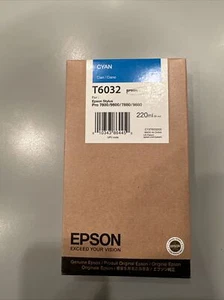 Epson T603200 UltraChrome K3 Ink Cartridge - Cyan - Picture 1 of 2
