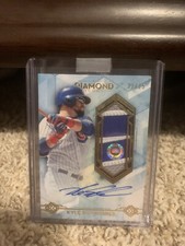 2020 Topps Diamond Icons Kyle Schwarber GU Jumbo Patch On Card Auto /25! Cubs!