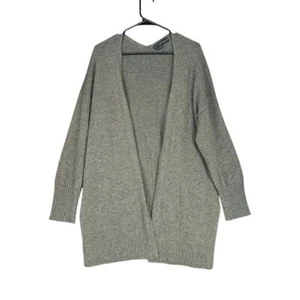 360 Cashmere offene Strickjacke Damen S Small grau 100% Kaschmir Old Money Luxus - Bild 1 von 14