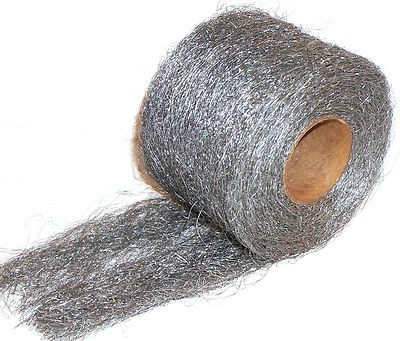 LUSTERSHEEN Stainless Steel 434 Wool Roll 1 lb Reel - Coarse