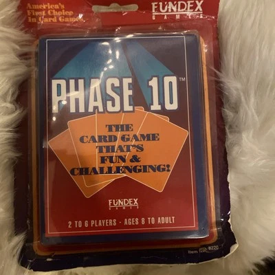 VINTAGE "PHASE 10" CARD GAME NRFP NR 1992 - Image 1 of 4