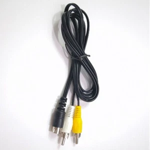 For Sega Mega Drive 2 3 Genesis TV Cable System AV Composite Video Audio Lead - Picture 1 of 5