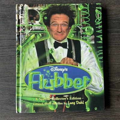 Libro de tapa dura Flubber de Disney edición especial de coleccionista Robin Williams Foto 1 de 4