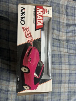 Vintage Nikko Miata Full Function Remote Control Car Removable Top - Image 1 of 4