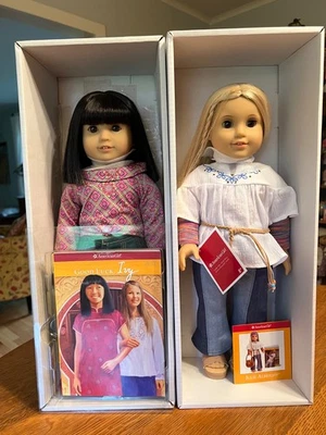 American Girl Dolls Julie Albright & her BBF,  Ivy Ling in Boxes 2007 - Image 1 of 4