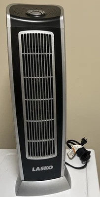 Lasko 23" Ceramic Tower Air Heater - 1500W, Silver - Image 1 of 4