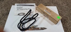 Dayton 6ZC75 Pneumatic Air Scribe  Engraving Tool & Hose In Original Box  - Foto 1 di 8