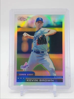 KEVIN BROWN 2000 TOPPS CHROME BASEBALL REFRACTOR DODGERS Q3562 - Image 1 of 2