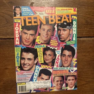 Teen Beat Magazine February 1991 NKOTB NPH Mark Paul Complete Posters 90s Y2K - Picture 1 of 9