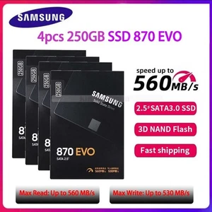 SAMSUNG Interno Estado Sólido 2.5" 870 EVO SSD 250GB SATA 3 para Portátil PC de Escritorio - Imagen 1 de 9