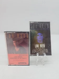 LOT 2 Cassette Tape LOU REED - Growing Up in Public - The Blue Mask - Imagen 1 de 5