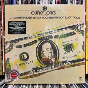 DOLLAR $ SOUNDTRACK (GREEN VINYL LP)  1972 / 2022!!  RARE!!  QUINCY JONES + MORE - Foto 1 di 4