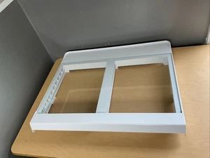 NEU! Original OEM GE Kühlschrank Crisper Pfanne Schublade Abdeckung Regal mit Glaseinsatz - Bild 1 von 5
