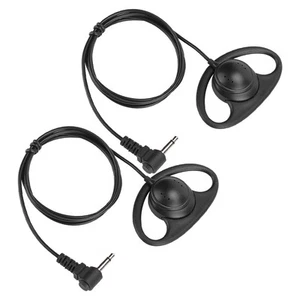 2x Mobile Phone 3.5mm Large Loudspeaker Ear Hanging Headset Listen Only Earph FY - Zdjęcie 1 z 9