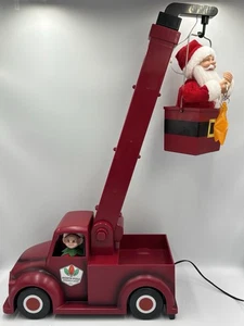 Mr Christmas 43" Santa Cherry Picker Truck Animated Musical Lt getestet - Bild 1 von 7