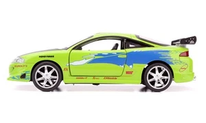JADA 1/32 BRIANS MITSUBISHI ECLIPSE FAST AND FURIOUS GREEN 97609 - Picture 1 of 1