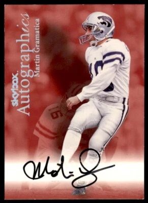 1999 Skybox Autographics Martin Gramatica RC Auto Bucs #NNO *Noles2148* - Image 1 of 2
