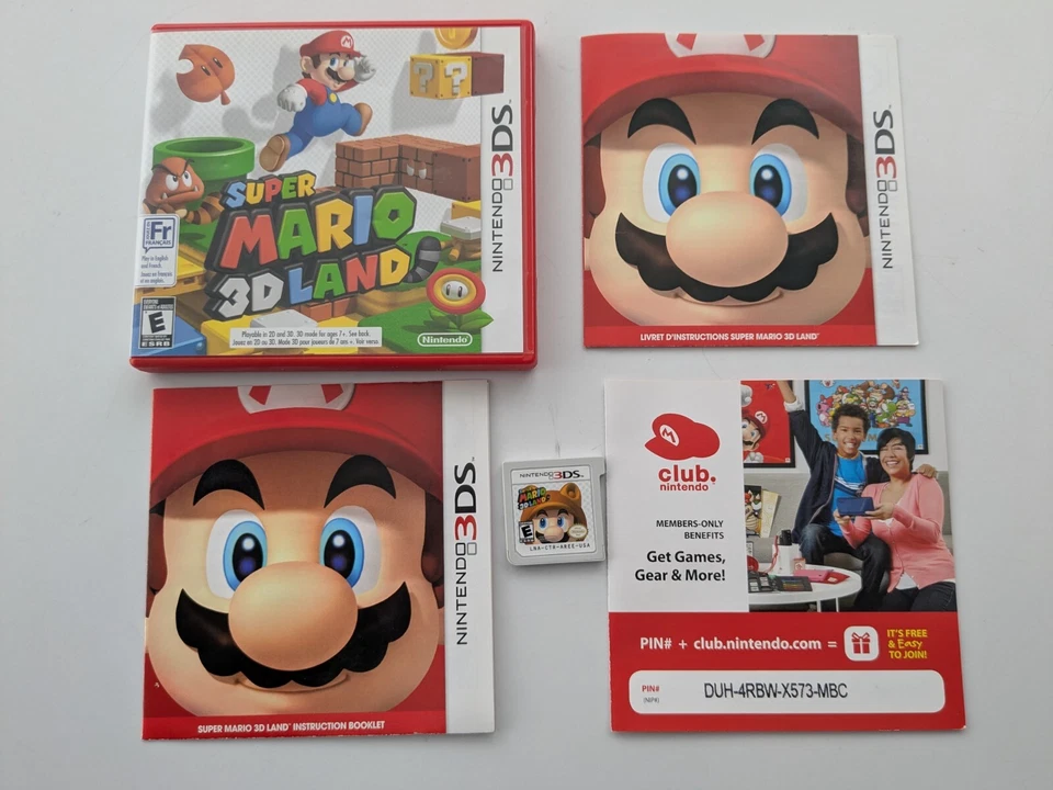 Super Mario 3D Land (Nintendo 3DS, 2011) Authentic Tested CIB Complete - Image 1 of 4