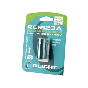 Olight 16340 RCR123A Rechargeable Battery ORB-163P06 650 aMH